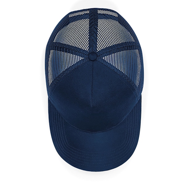Beechfield Unisex Vuxen Mocka Snapback Trucker Cap En Storlek Fre French Navy One Size