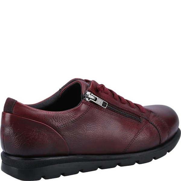 Fleet & Foster Dam/Dam Polperro Läder Sneakers 4 UK Bordeaux Bordeaux 4 UK