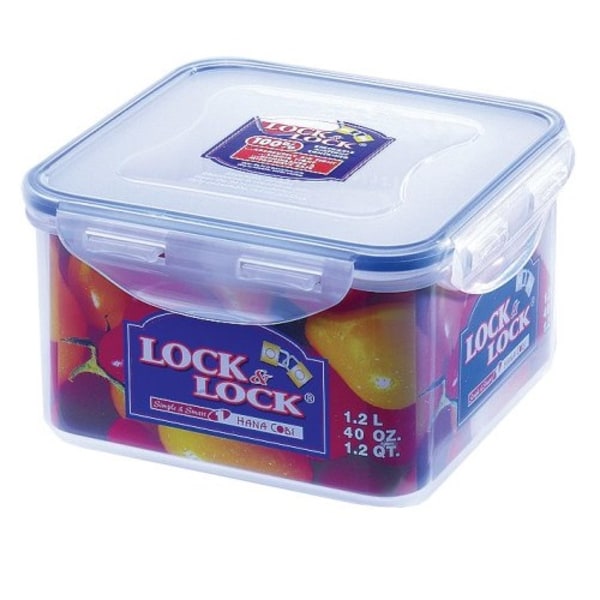 Lock & Lock Square Container 870ml Klar Clear 870ml