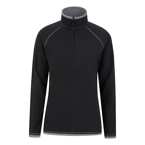 Mountain Warehouse Dam/Damer Montana Halvzip Fleece Top 14 Black 14 UK