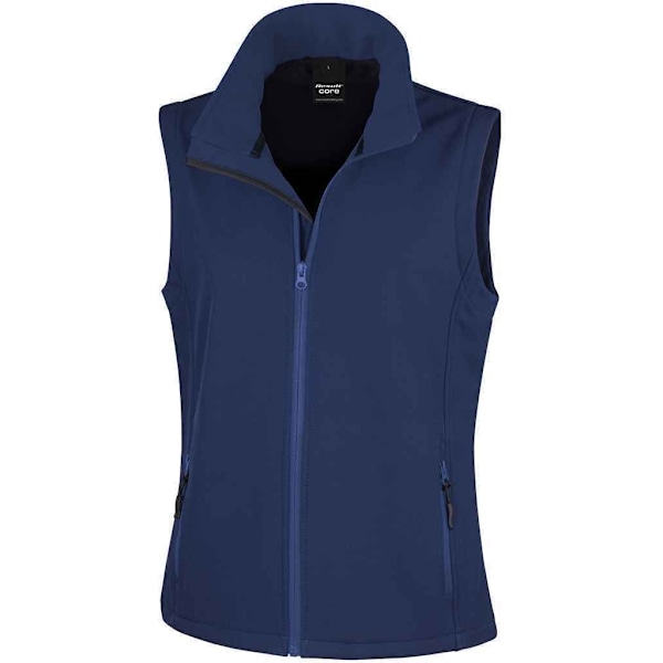Result Dam/Kvinnor Core Tryckbar Mjuk Skal Väst XXL N Navy XXL