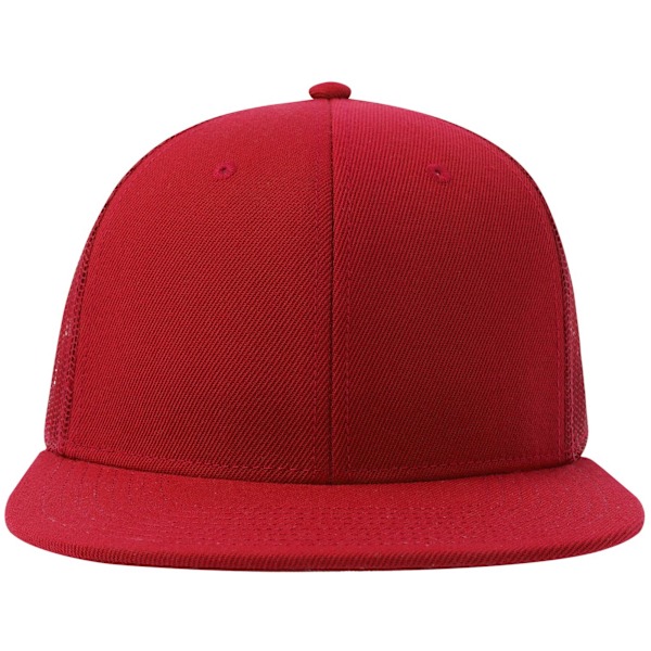 Atlantis Unisex Mesh 6 Panel Trucker Cap One Size Röd Red One Size