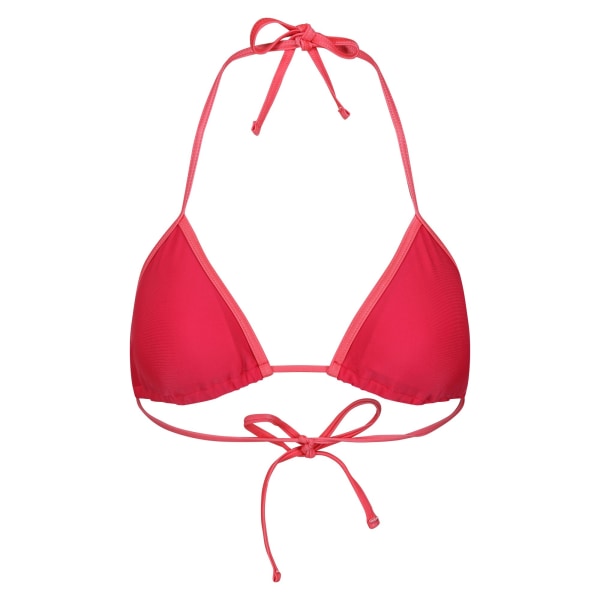 Regatta Aceana enfärgad bikiniöverdel för damer, storlek 16 UK, ljusrosa/persikoblomma Bright Blush/Peach Bloom 16 UK