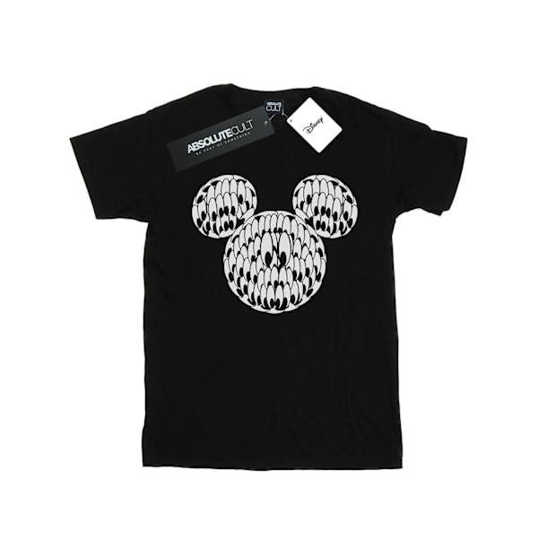 Disney Boys Mickey Mouse Head Of Eyes T-Shirt 12-13 år Svart Black 12-13 Years