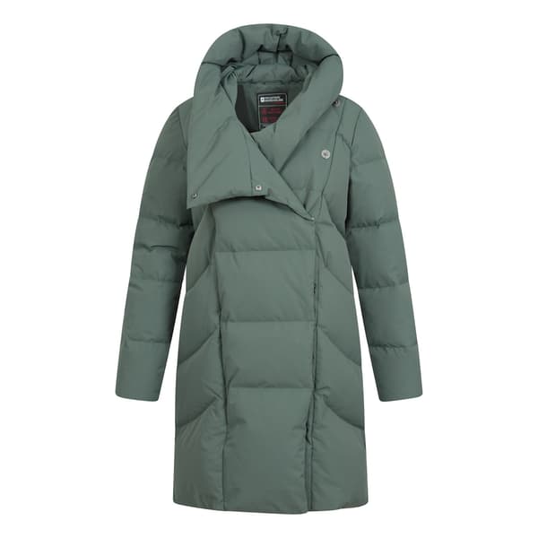 Mountain Warehouse Dam/Dam Cosy Extreme II Wrap Down Jacka Dark Khaki 22 UK