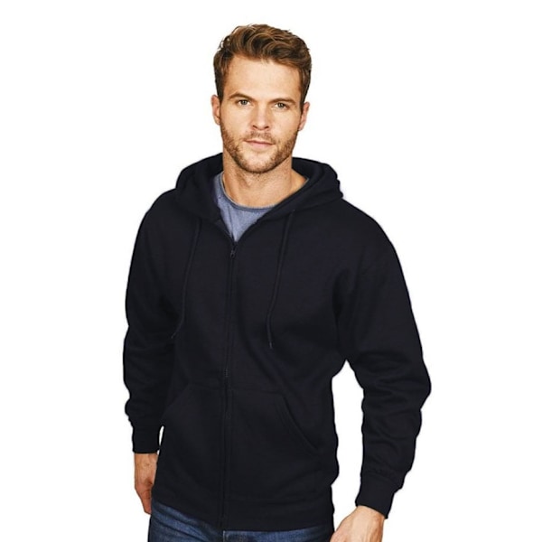 Absolute Apparel Herr Zip Thru Hood S Marinblå Navy S