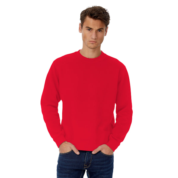 B&C Herr Set In Sweatshirt 3XL Röd Red 3XL