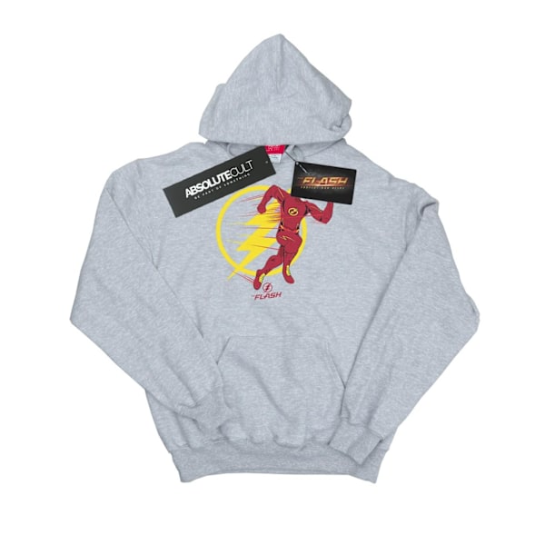 DC Comics Herr The Flash Running Emblem Hoodie XL Sports Grey Sports Grey XL