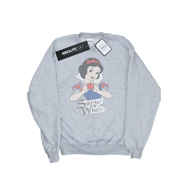 Disney Princess Girls Snövit Apple Sweatshirt 9-11 år Sports Grey Sports Grey 9-11 Years