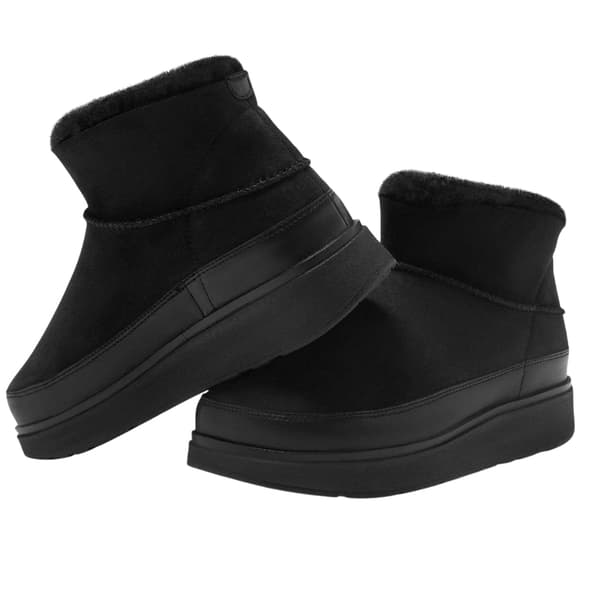 Fit Flop Dam/Dam Gen-FF Ultra Mini Doubleface Shearling A Black 6 UK