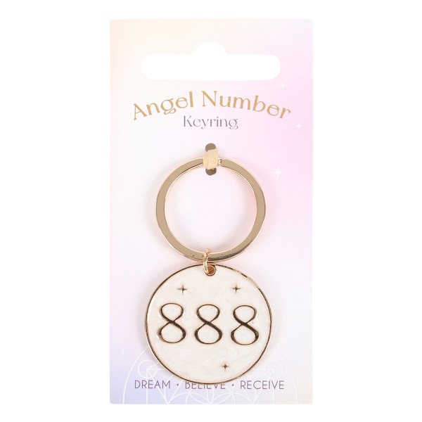 Something Different 888 Angel Number Nyckelring One Size Roséguld Rose Gold One Size