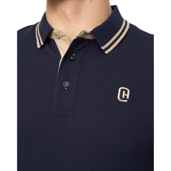 Crosshatch Herr Mackerby Pikétröja S Marinblå Navy S