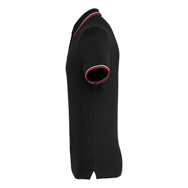 Kariban Herr Kontrastfärgad Kortärmad Polotröja 2XL Svart Black 2XL