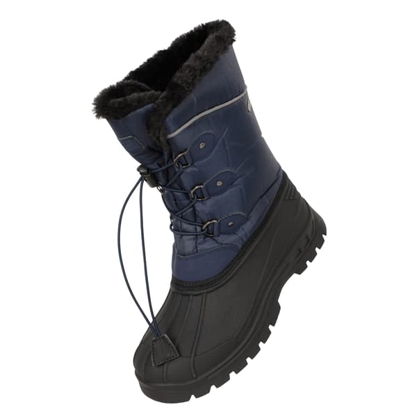 Mountain Warehouse Whistler Adaptive Snow Boots för barn Navy 1 UK