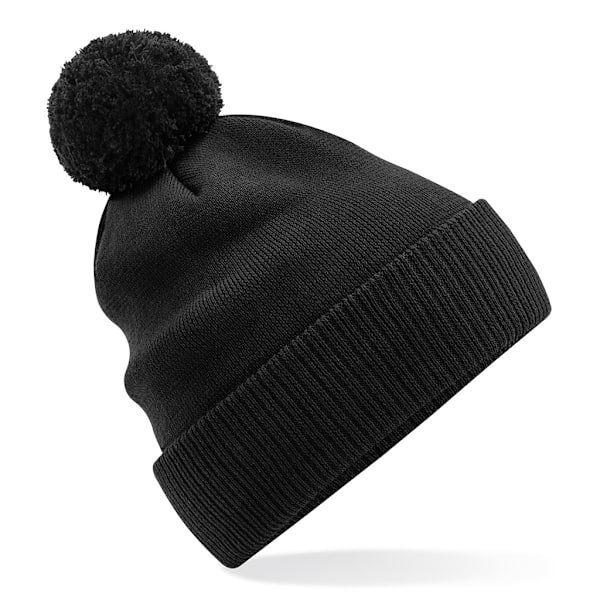 Beechfield Snowstar Ekologisk Bomullsluva One Size Svart Black One Size
