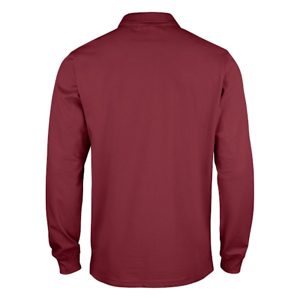 Clique Classic Lincoln långärmad poloskjorta M Burgundy Burgundy M