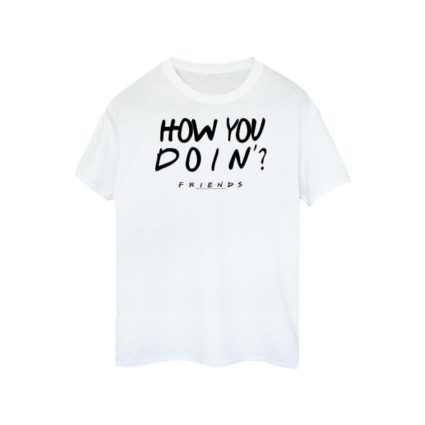 Vänner Damer/Damer Hur gör du? T-shirt i bomull M Vit White M