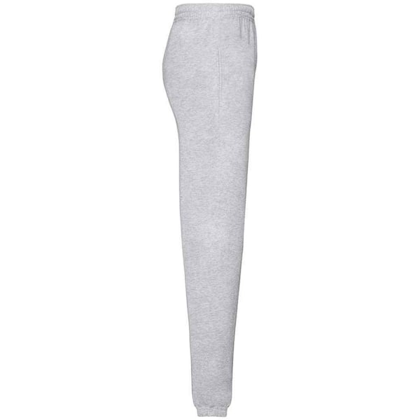 Fruit Of The Loom Klassiska 80/20 Joggingbyxor för Män S Heather Heather Grey S