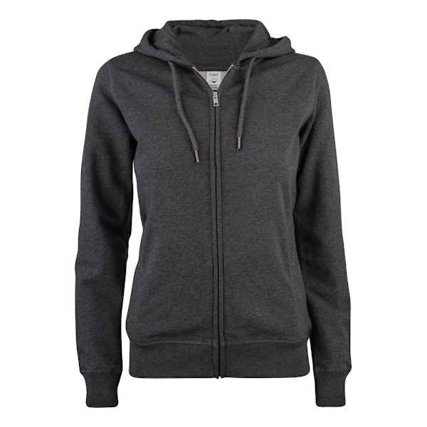 Clique Dam/Damer Premium Full Zip Hoodie L Antracit Melange Anthracite Melange L