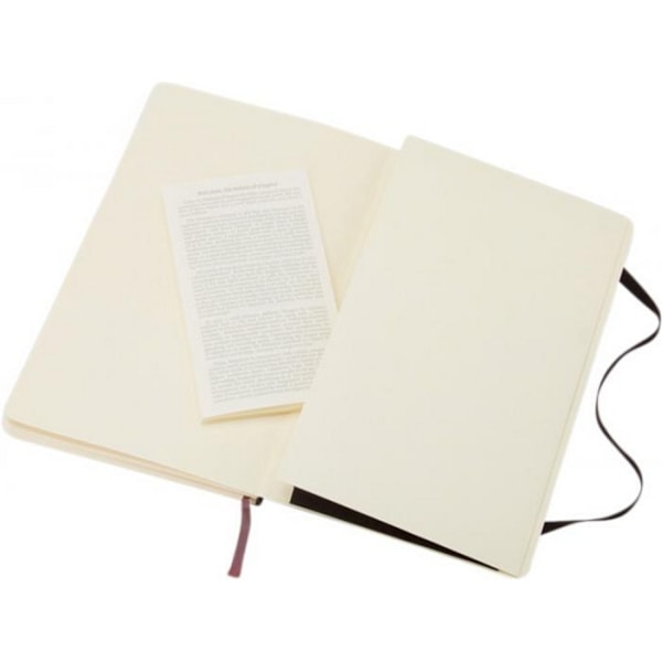 Moleskine Classic L Mjukt Omslag Rutigt Anteckningsblock One Size Solid Solid Black One Size