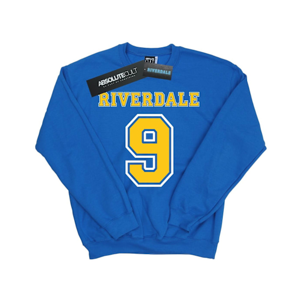 Riverdale Dam/Kvinnor Nio Logo Sweatshirt XL Royal Blue Royal Blue XL