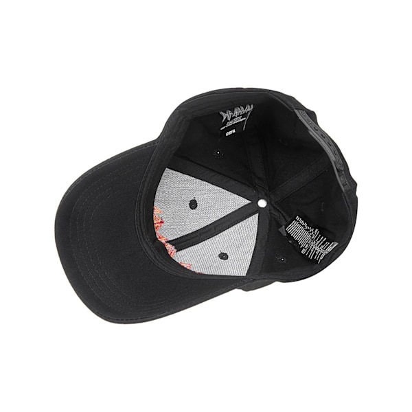 Def Leppard Unisex Vuxen Logo Baseball Cap En Storlek Svart Black One Size