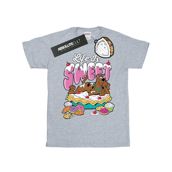 Scooby Doo Boys Life Is Sweet T-Shirt 9-11 år Sports Grey Sports Grey 9-11 Years