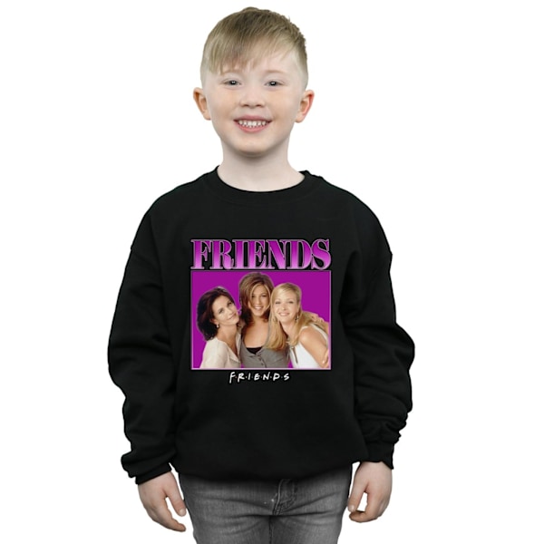 Friends Boys Monica Rachel Phoebe Homage Sweatshirt 12-13 år Black 12-13 Years