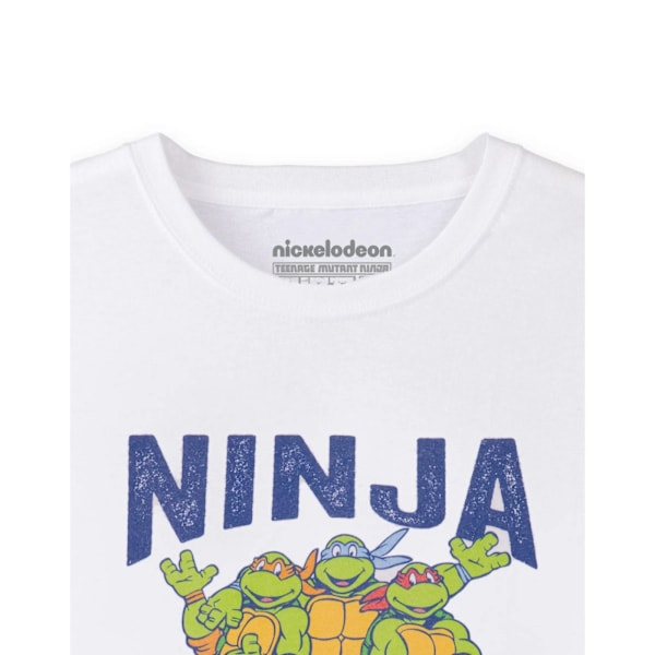 Teenage Mutant Ninja Turtles Mens 1984 Collegiate Kortärmad White XXL