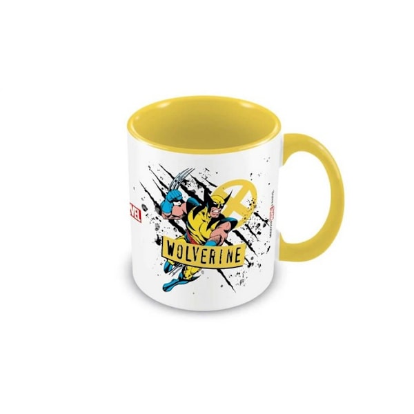 Wolverine Strike Inner Tvåfärgad Mugg En Storlek Vit/Gul White/Yellow One Size