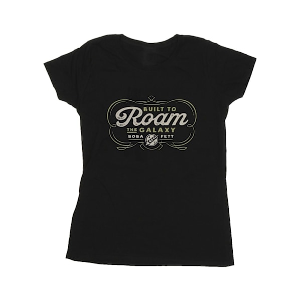 Star Wars Dam/Damer The Book Of Boba Fett Byggd För Att Vandra Bomull T-shirt Black M