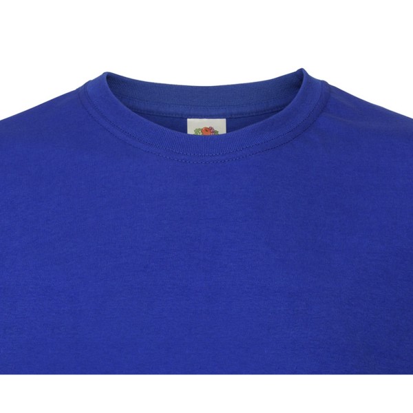 Fruit Of The Loom Mens Iconic 195 Ringspun Premium T-shirt L UK Royal Blue L UK