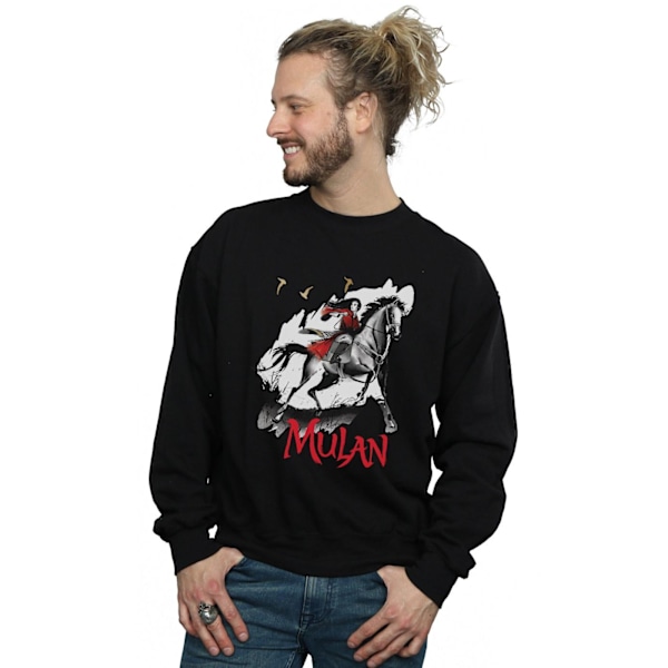 Disney Herr Mulan Film Stride Sweatshirt S Svart Black S