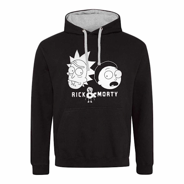 Rick And Morty Unisex Vuxen Hoodie M Svart/Vit/Grå Black/White/Grey M