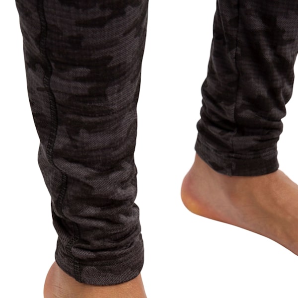 Trespass Derren Camo Base Layer Bottoms M Mörkgrå Dark Grey M