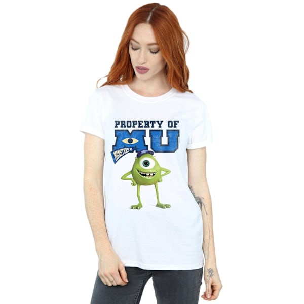 Disney Dam/Kvinnor Monsters University Property Of MU Mike Co White M