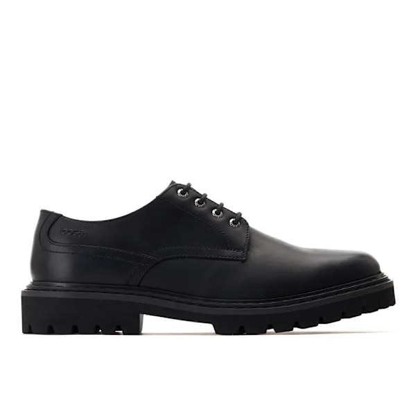 Base London Herr Wick Läder Derby Skor 7 UK Svart Black 7 UK