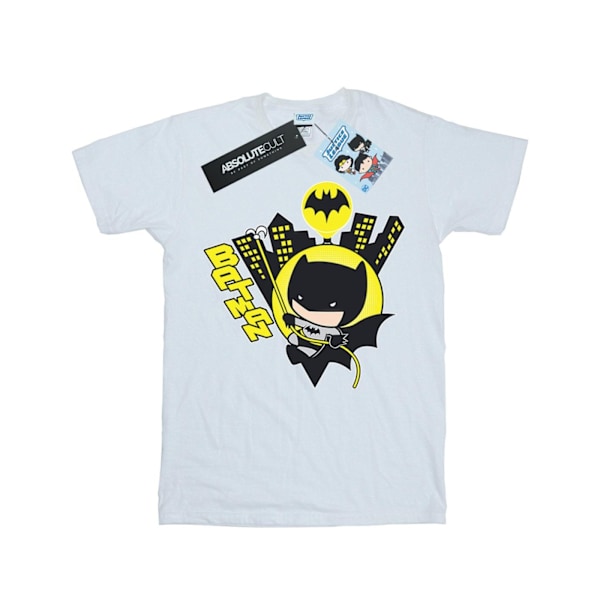 DC Comics Girls Chibi Batman Swinging Bomull T-shirt 9-11 år White 9-11 Years