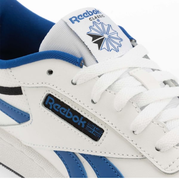 Reebok Barn/Barn Club C Revenge Läderskor 3.5 UK Wh White/Blue/Black 3.5 UK