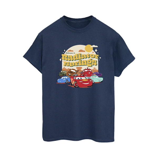 Disney Dam/Damer Bilar Radiator Springs Group Bomull Boyfrie Navy Blue M