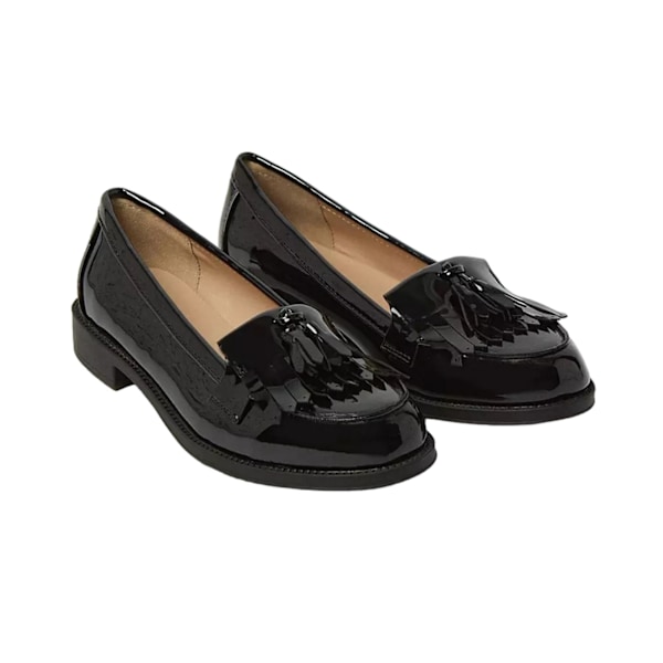 Dorothy Perkins Dam/Dam Leigh Frans Loafer Bred 6 UK Bred True Black 6 UK Wide