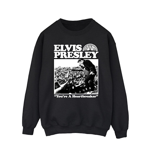 Elvis Mens A Heartbreaker Sweatshirt 5XL Svart Black 5XL