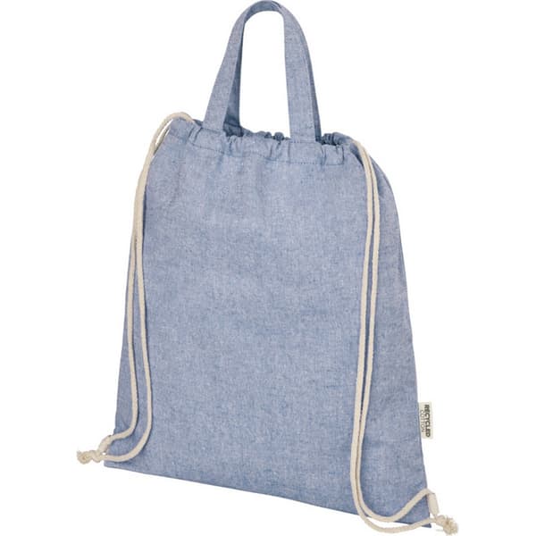 Pheebs Polycotton Dragsnöre Väska En Storlek Heather Blå Heather Blue One Size
