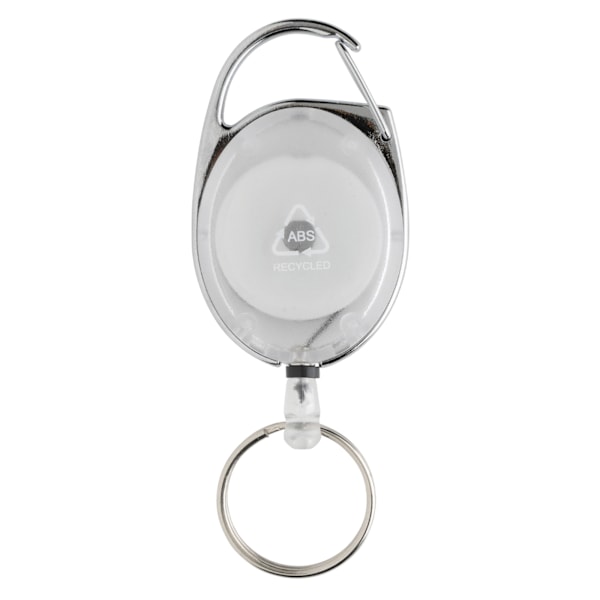 XD Collection Återvunnen ABS-plast Nyckelring One Size Vit White One Size