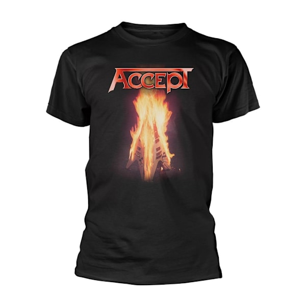 Accept Unisex Adult Flying V T-Shirt L Svart Black L