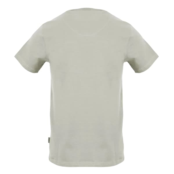 Aquascutum Herr Broderad Logotyp T-shirt S Grå Grey S