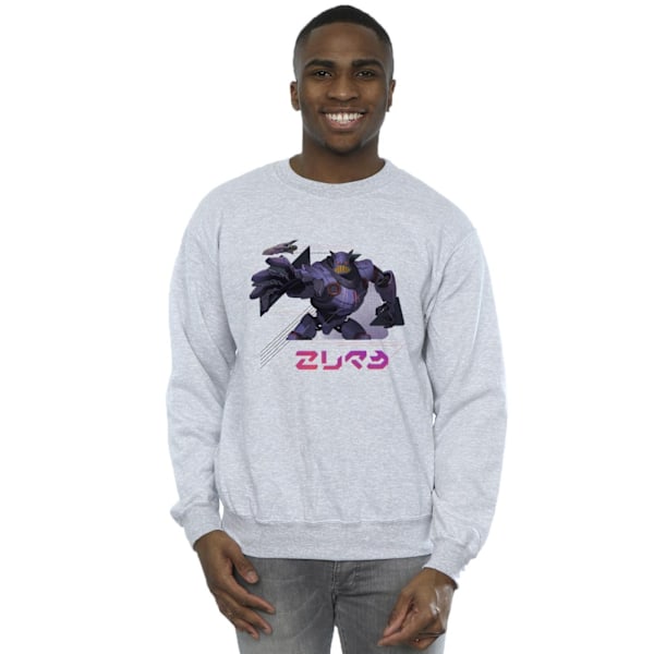 Disney Lightyear Zurg Complex Sweatshirt S Sports Grey för män Sports Grey S