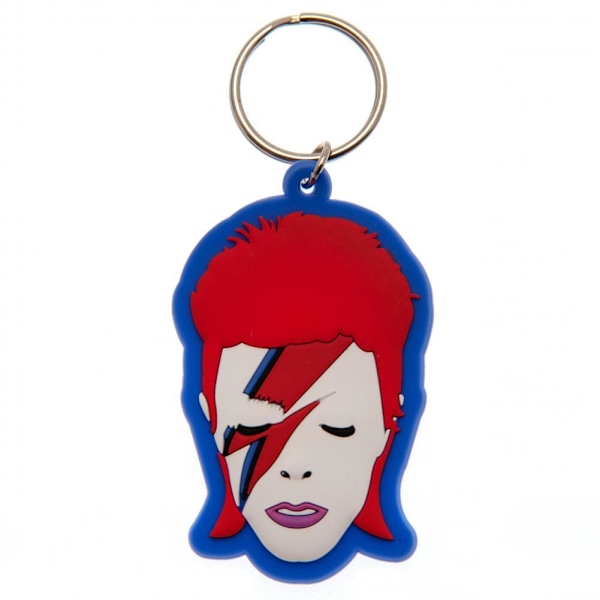 David Bowie Aladdin Sane PVC-nyckelring Storlek: One Size Flerfärgad Multicoloured One Size