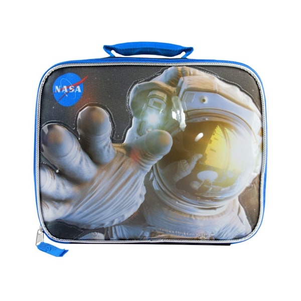 NASA Barn/Barn Astronaut Lunch Bag En Storlek Svart/Blå/Vit Black/Blue/White One Size