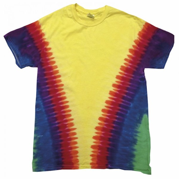Unisex Vuxen unisex tungvikts kortärmad T-shirt M Rainb Rainbow Vee M